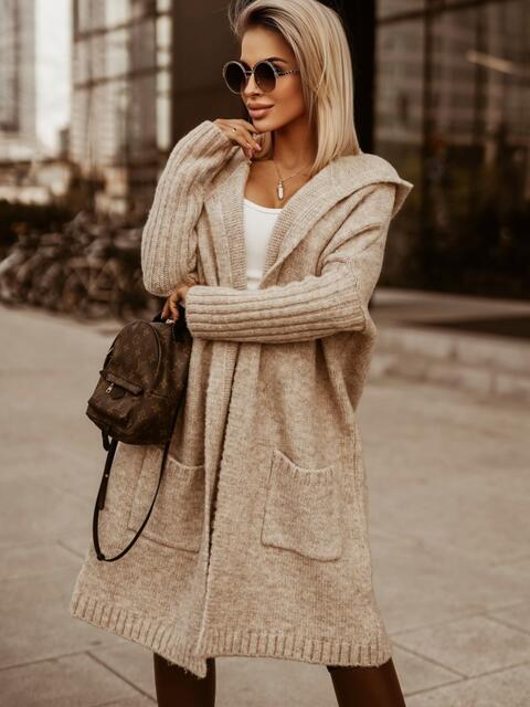 This Week's Promotion Full Size SIMPLY LIVE Hooded Cardigan