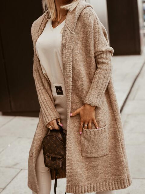 This Week's Promotion Full Size SIMPLY LIVE Hooded Cardigan