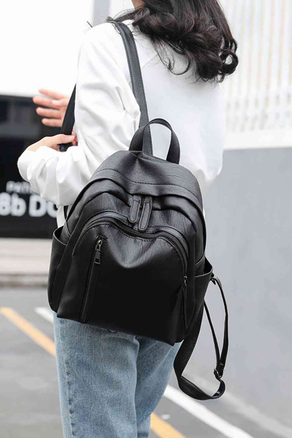 Adored PU Leather Backpack