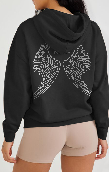 Simply Love Full Size Angel Graphic Hoodie
